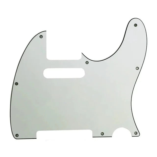 8-Hole Telecaster Pickguard - 3-Ply Parchment - Ploutone