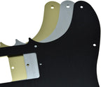 8-Hole HH/ SH Humbucker Metal Telecaster Pickguard - Aluminum - Ploutone