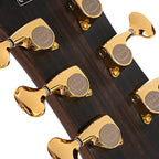 Masterpiece Series Modern Black Acoustic Electric Guitar - Trans Black Gloss (B-Stock) - Ploutone