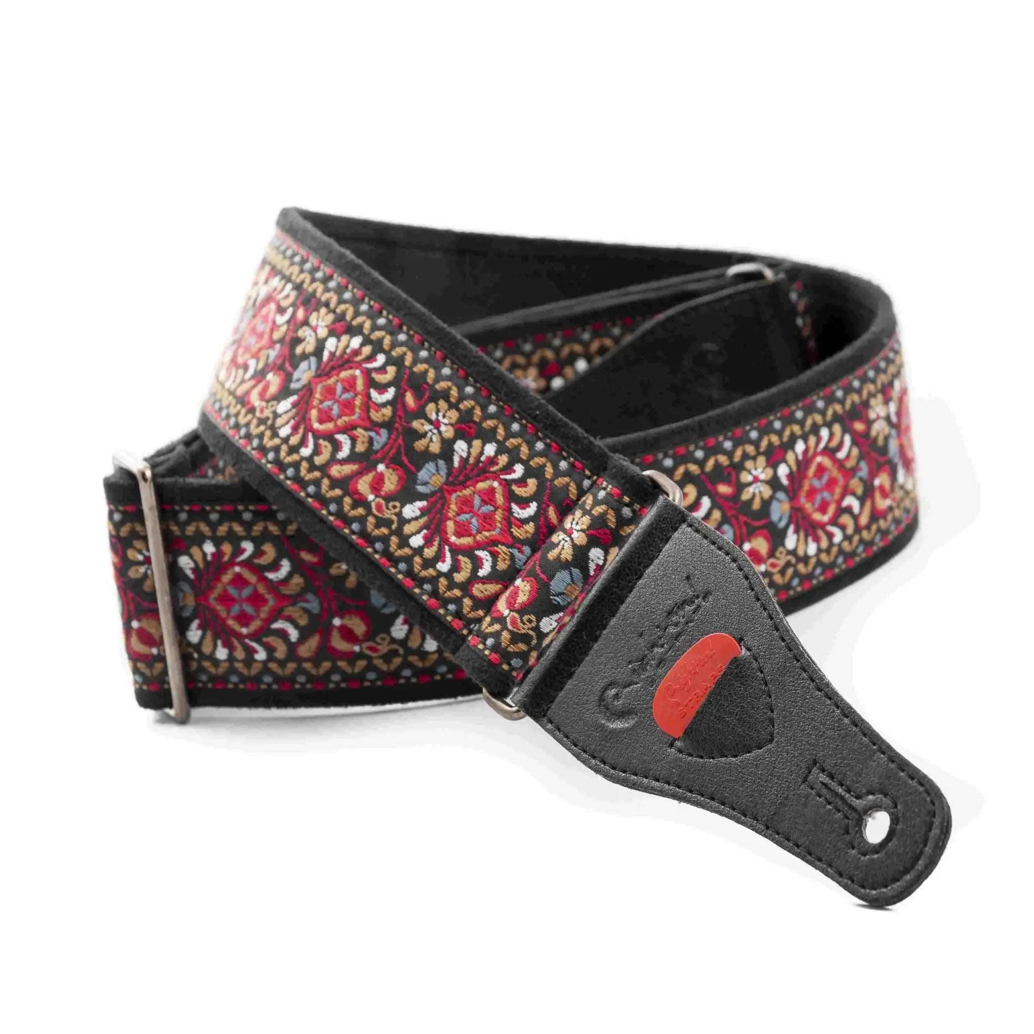 RightOn Standard Plus Woodstock Woody II Guitar Strap - Ploutone