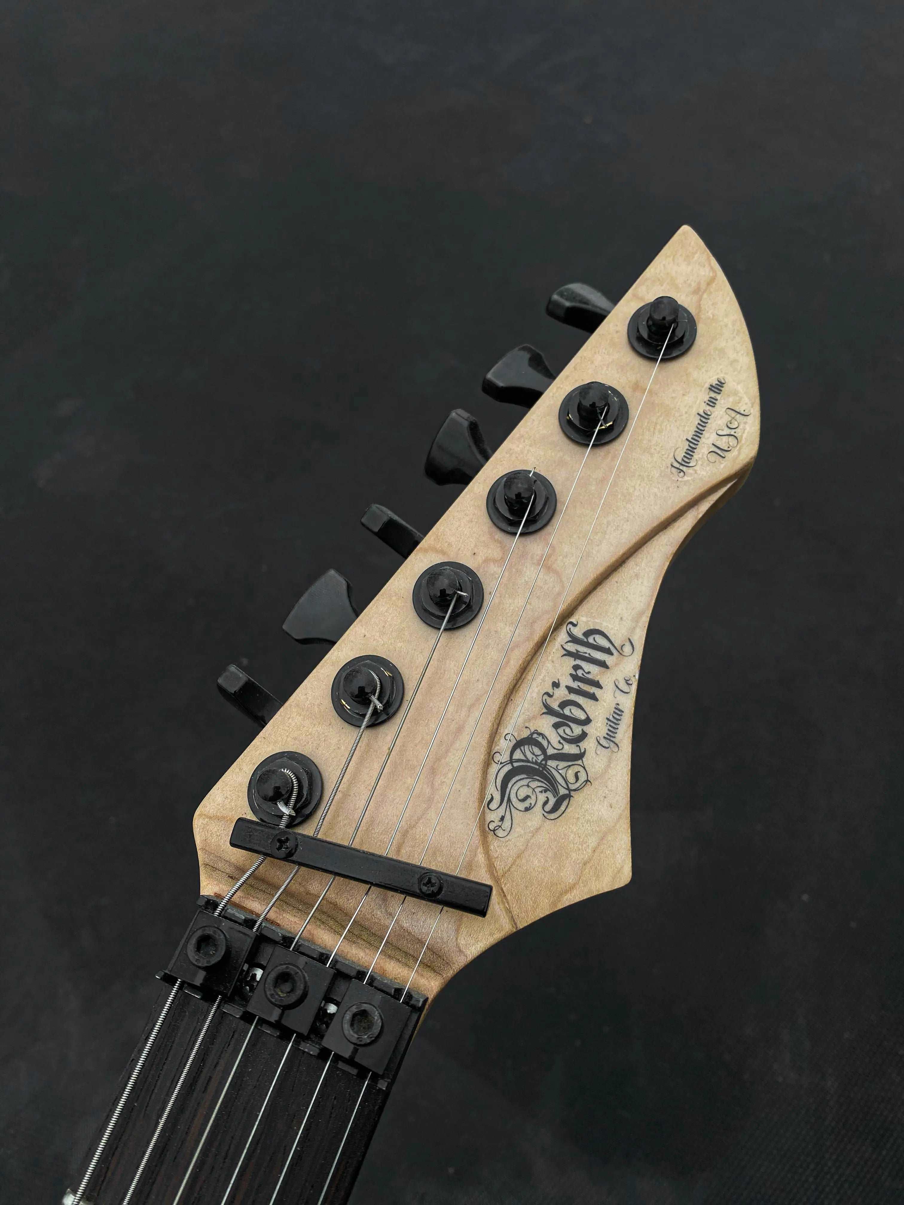 Rebirth Guitar Co Rian, USA Handmade Custom Guitar - Ploutone