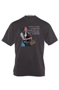 Toto's Drop Tuning Oversized Streetwear Style T-Shirt (Charcoal Gray) Charcoal Grey Heather - Ploutone