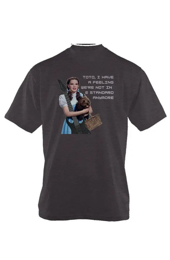 Toto's Drop Tuning Oversized Streetwear Style T-Shirt (Charcoal Gray) Charcoal Grey Heather - Ploutone