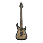 Cort KX507 7-String Multi-Scale Electric Guitar in Stardust Black - Ploutone