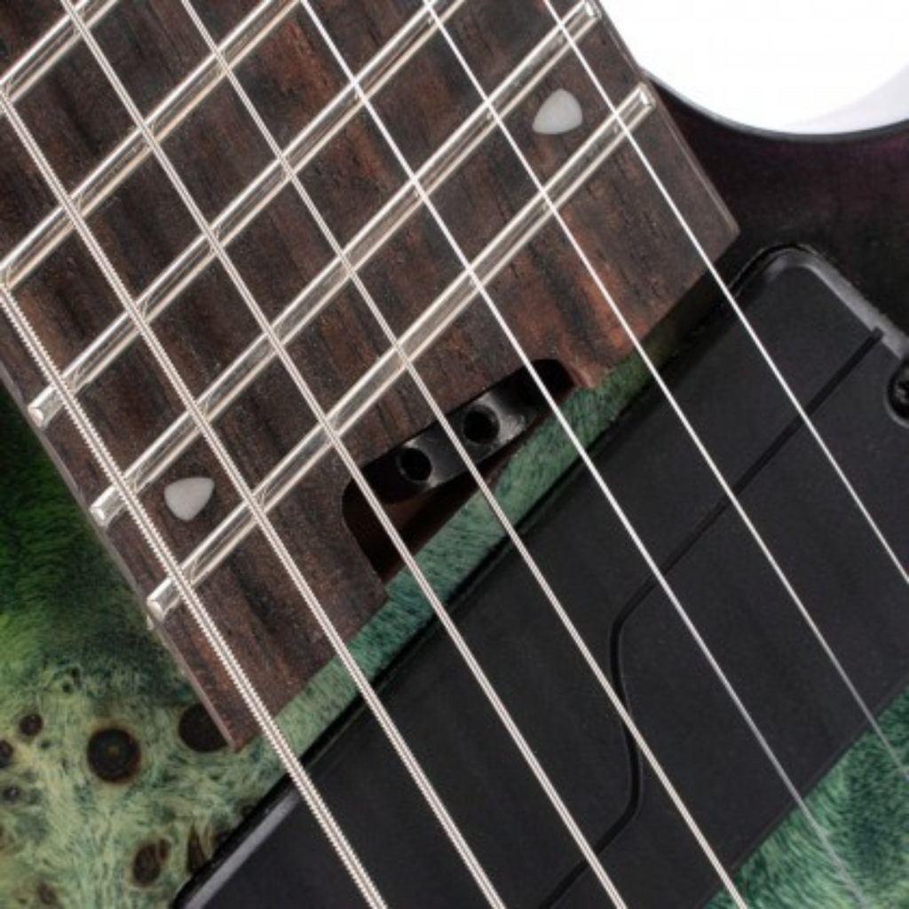 Cort KX507 7-String Multi-Scale Electric Guitar in Stardust Black - Ploutone