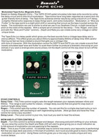 Demonfx Tape Echo Delay Pedal - Ploutone