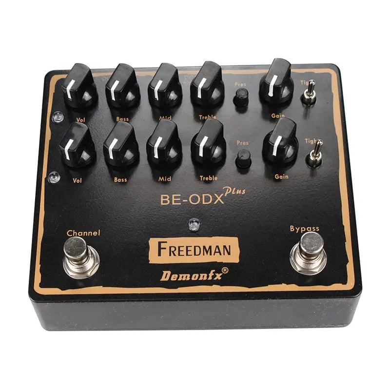 Demonfx BE-ODX Plus Dual Channel Overdrive Distortion Pedal - Ploutone