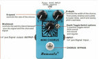 Demonfx Mini Chorus Guitar Effect Pedal - Ploutone