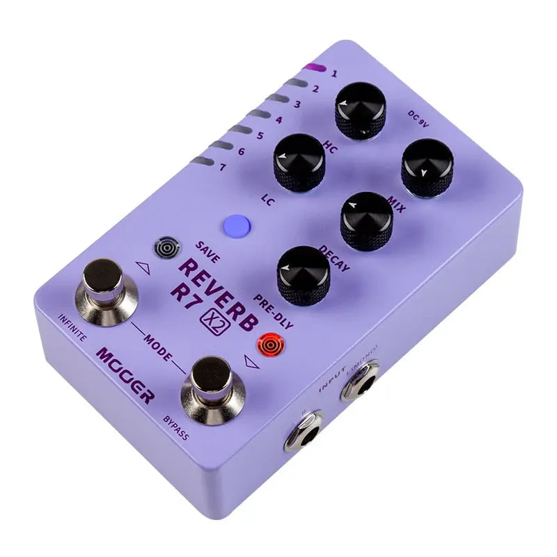 mooer reverb pedal Mooer R7 X2 Reverb