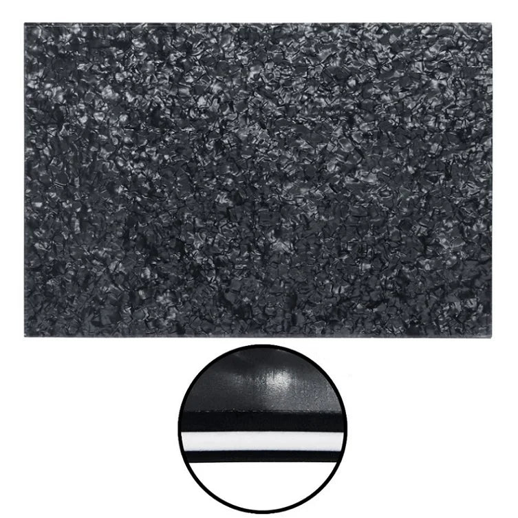 Guitar Pickguard Material - 4-Ply Black Pearl - 17 x 11.5 inch Pickguard Blank Default Title - Ploutone