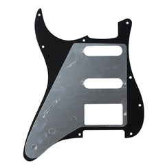 Pickguard HSS Chargé Pour Stratocaster - Black Pearl, Micros Céramiques, Livré Complet Avec Visserie