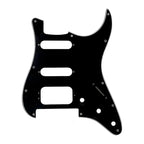 Floyd Rose Strat HSS Pickguard - 11-hole - 3-Ply Black - Ploutone