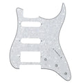 11-Hole HSS Strat Pickguard - 4-Ply White Pearl Default Title - Ploutone