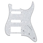11-Hole HSS Strat Pickguard - 4-Ply White Pearl Default Title - Ploutone