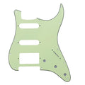 11-Hole HSS Strat Pickguard - 3-Ply Mint Green Default Title - Ploutone