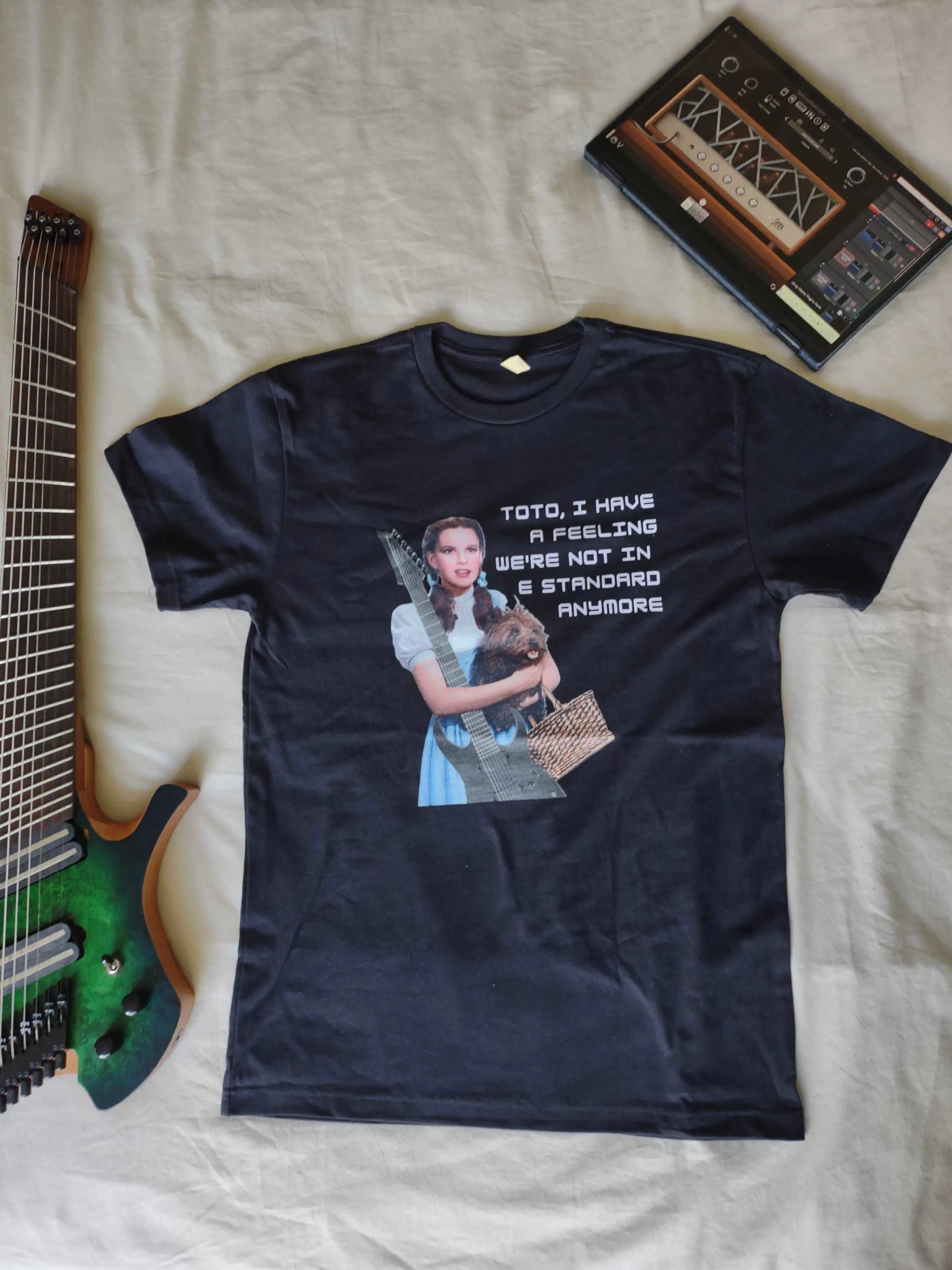Toto's Drop Tuning Eco-Friendly T-Shirt (Black) - Ploutone