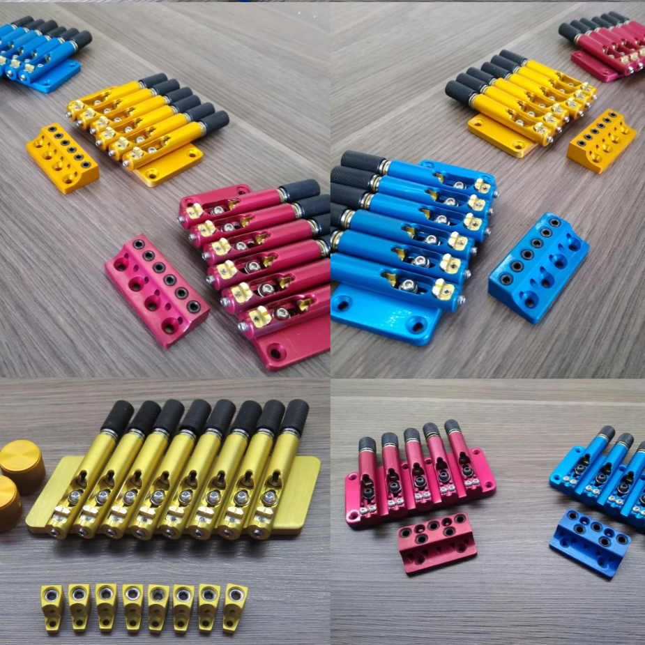 Nova Guitar Parts 6-String Fixed Guitar Bridge - Ploutone