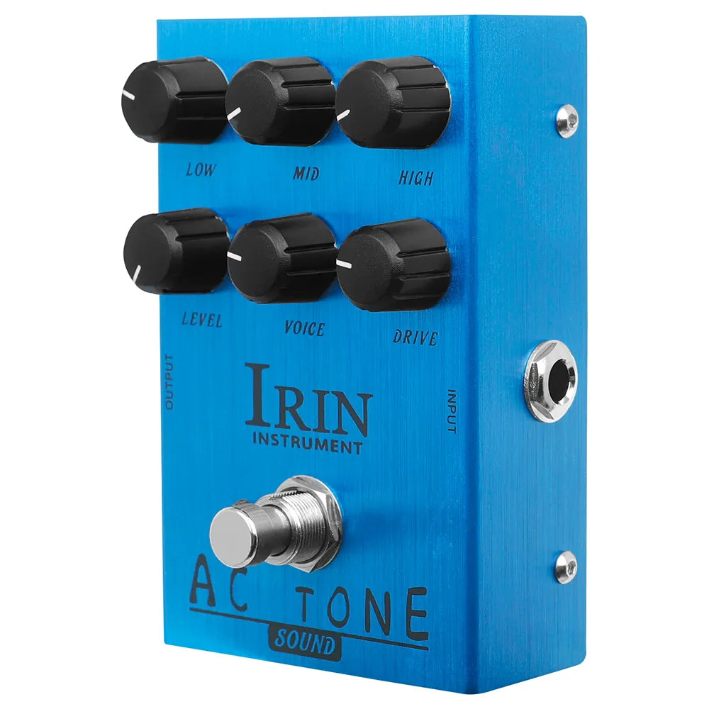 IRIN AC Tone Analog Overdrive Pedal: Classic British Rock (AC30 Vox) for Electric Guitar & Bass (True Bypass) Default Title - Ploutone