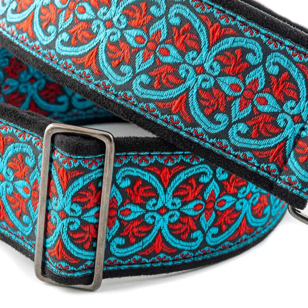 RightOn Steady Standard Fillmore Blue II Guitar Strap - Ploutone