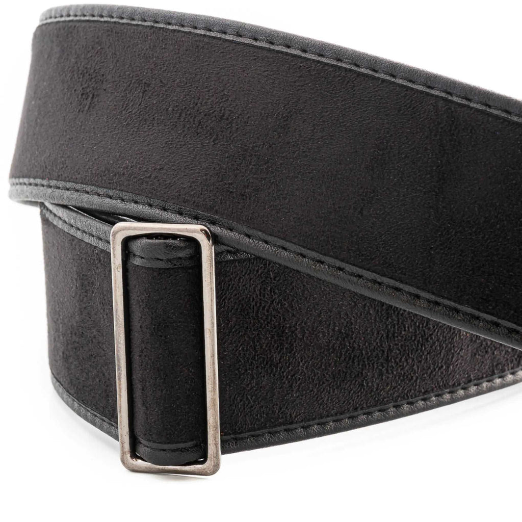 RightOn Steady Talisman Divine Black Guitar Strap - Ploutone