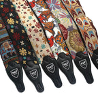 P&P Embroidered Cotton Guitar Strap - Ploutone