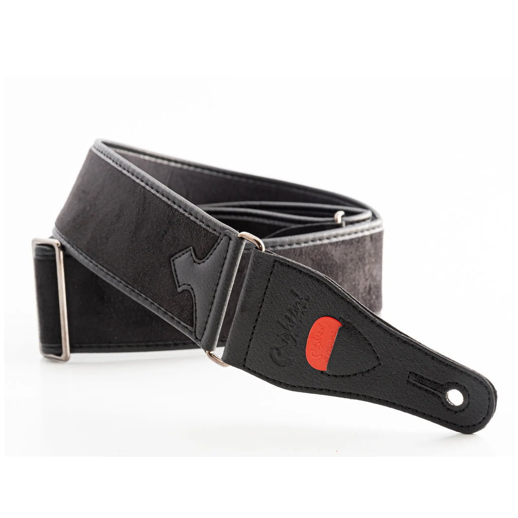 RightOn Steady Talisman Divine Black Guitar Strap - Ploutone
